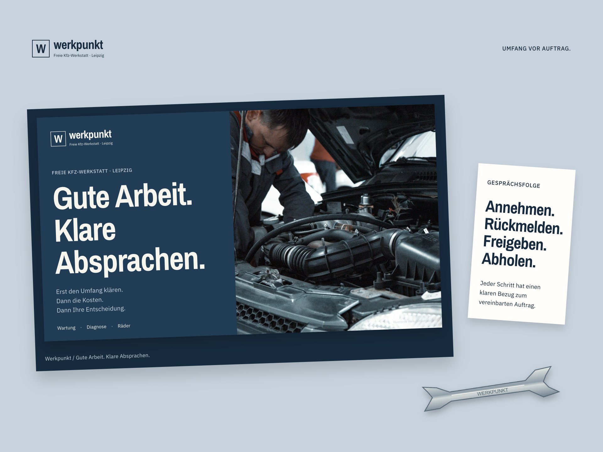 Werkpunkt, Präsentation als Werkstatt-Dossier