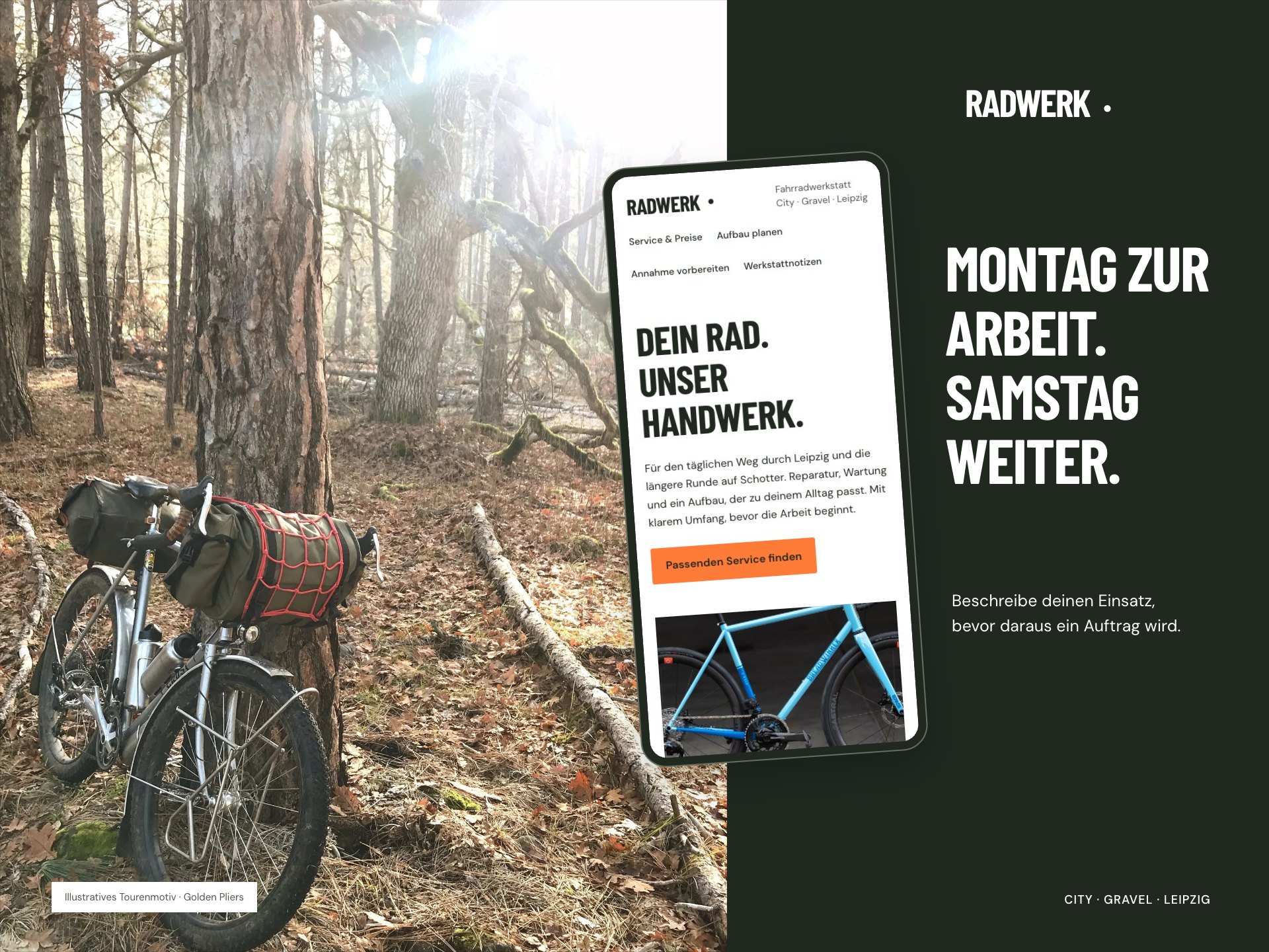 Radwerk, Unterwegs: City und Gravel